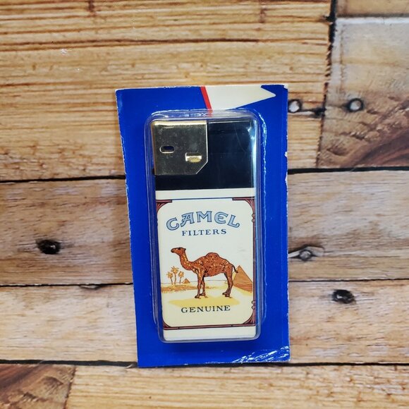 Vintage Camel Box Lighter Turkish & Domestic Blend Cigarettes New Old Stock - Picture 1 of 5
